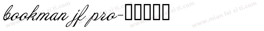 bookman jf pro字体转换
